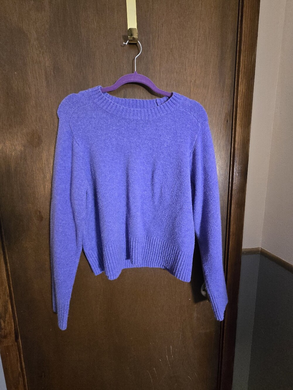 Cozy Lavender Crewneck Sweater - Women XL Universal Thread